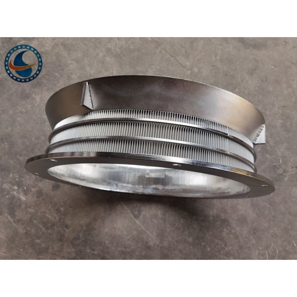 523mm Stainless Steel 304 Wedge Wire Mesh Screen For Centrifuges Of Metal Shavings