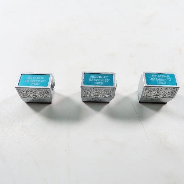 Angle Beam Probe High Temperature Up To 120° Ultrasonic Transducer Normal Crystal