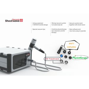 Shock Wave Vacuum Cellulite Reduce Machine For Phsio Therapy