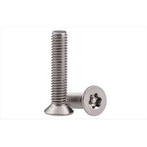 Flat Head Anti Theft Stainless Steel Tamper Resistant Screws