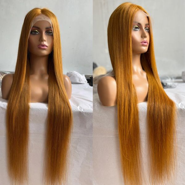 Buy Wholesale Human Hair Wig 13X4 Transparent Lace Frontal Pre Plucked Hair Wigs at wholesale prices