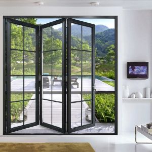 Tempered TS8457 2mm Foldable Glass Doors For Home