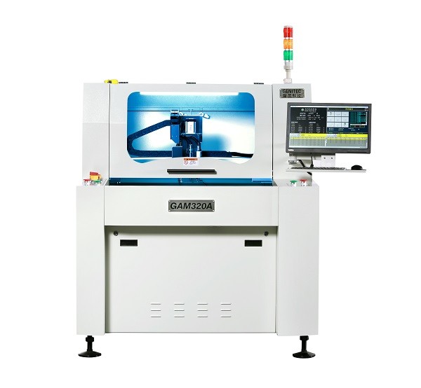 Buy Genitec Vision-Aided Twin Table Offline PCB Router Machine GAM320A at wholesale prices