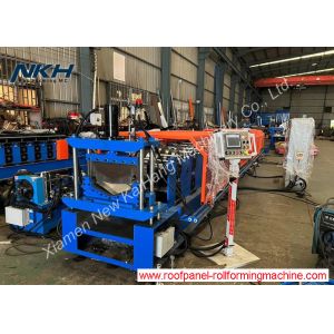 Full Automatic Ridge Cap Roll Forming Machine With Notching CE Certificated