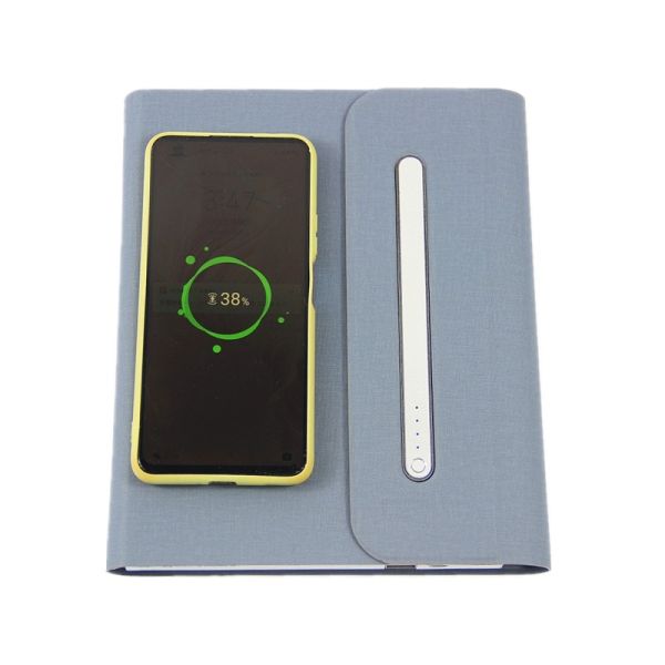 Buy Foldable Portable Wireless Charging Notebook Diary With Powerbank at wholesale prices