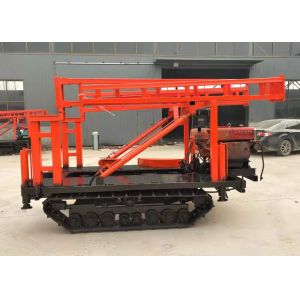 Buy cheap GK 200 Portable Hydraulic Crawler Mounted Drilling Rig With 8 Wheels Folding from wholesalers