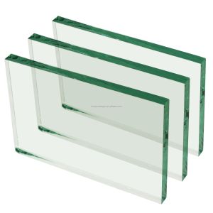 clear float mosaic glass frameless glass sliding door