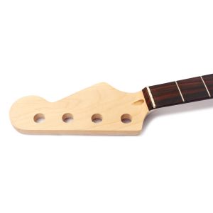 Maple Wood 5 String Electric Bass Guitar Neck Fingerboard 21 Frets Headstock