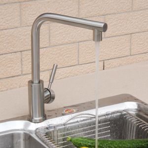China Cupc 360 Degree 304 Stainless Steel Kitchen Faucet Deck Mounted on sale