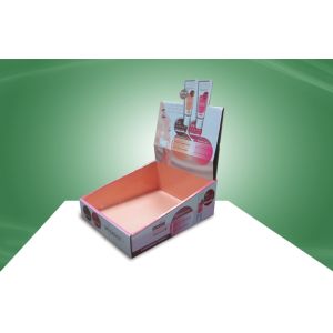 China Professional Countertop Cardboard Display Stand With Glossy PP Lamination on sale