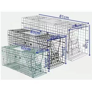 2mm Dia Live Cage Traps Galvanized Or Pvc Coated