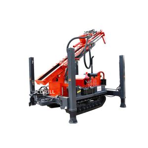 Fullly Hydraulic Rotary 90rpm Crawler Drill Machine
