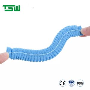 Eco Friendly Cleanroom PP Nonwoven Disposable Bouffant Cap