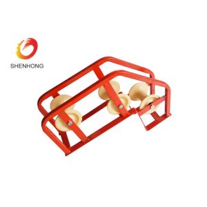 China Edge Mount Manhole Lead In Cable Roller Guide Roller Trench Roller on sale