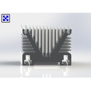 China Industrial Facility Aluminum Heatsink Extrusion Profiles Customized Shape on sale