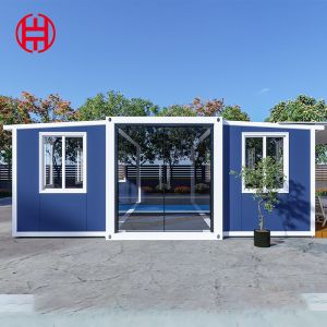 Luxury 2 Bedroom Prefabricated Expandable Container House With Kitchen Modern