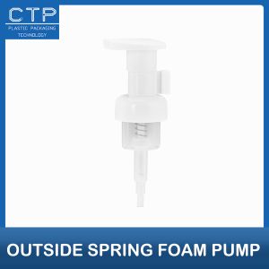 304/316 Spring 30mm Foam Pump With Method Of Lock With Clear Overcap