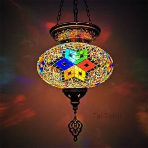 Bohemian chandelier exotic romantic restaurant hotel bar Southeast Asian