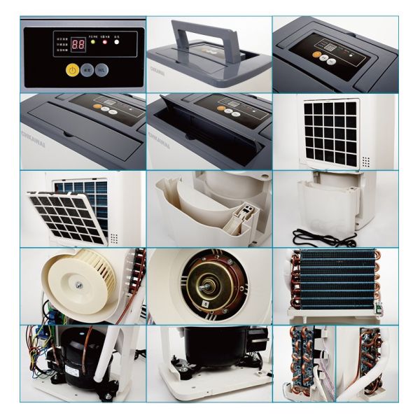 Computer Controlled 10L/day 220v Refrigerative Dehumidifier for Home Dehumidifying