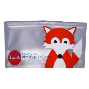 Biodegradable Portable Bottle Shape Transparent Self-sealing Bag Cookies Snacks