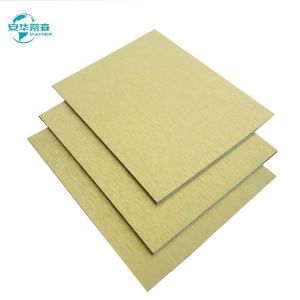 ISO 14001 Compliant Gloss Aluminum Composite Panels 4x8