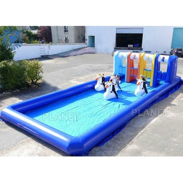 Buy Pony Hop Riding Race Track Inflatable Pony Hopper Game at wholesale prices