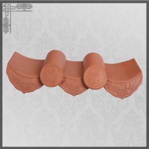 Beautiful 12mm Chinese Clay Roof Tiles Graphic Design