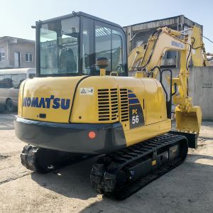 China 2023 Model Komatsu PC56 Excavator with 5.6 Ton Operating Weight and 0.22m³ Bucket Capacity on sale