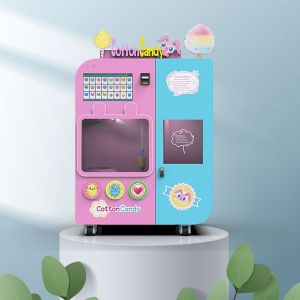 Vertical Cotton Candy Vending Machine Wireless Remote Control