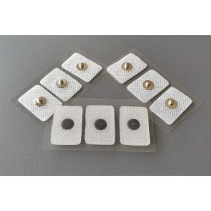 china adhesive round disposable ecg electrodes pads ecg chest electrode3 lead