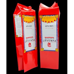 Quality Wholesale Custom Resealable Side Gusset Pouches For Packaging Food Candies And Coffee Beans for sale