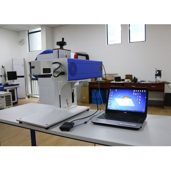 Small Color Laser Marking Machine / Laser CO2 Machine High Speed Galvo Scanner
