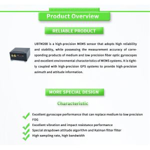 Navigation with UBTM208Y UNIVO Antenna Stable Attitude Fibre Optic Gyroscope