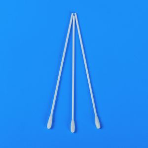 Oropharyngeal Disposable Sampling Swab Individually Packaged Polyester Rayon Tip