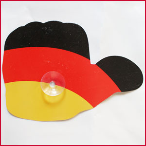 Buy National Advertising Promotional Magnetic Thumb Sucking Car Sticker Germany at wholesale prices