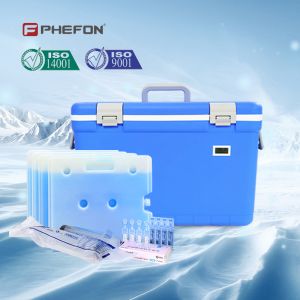 China 30L Medical Cooler Box made of PP Polypropylene with Temperature Range of 2-8°C on sale