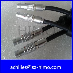 Quality 8 pin cable assembly with lemo metal connector for sale