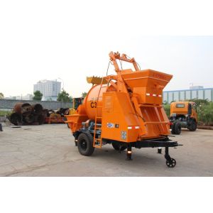 Portable C3 8Mpa Concrete Mixing Pump Trailer Mounted