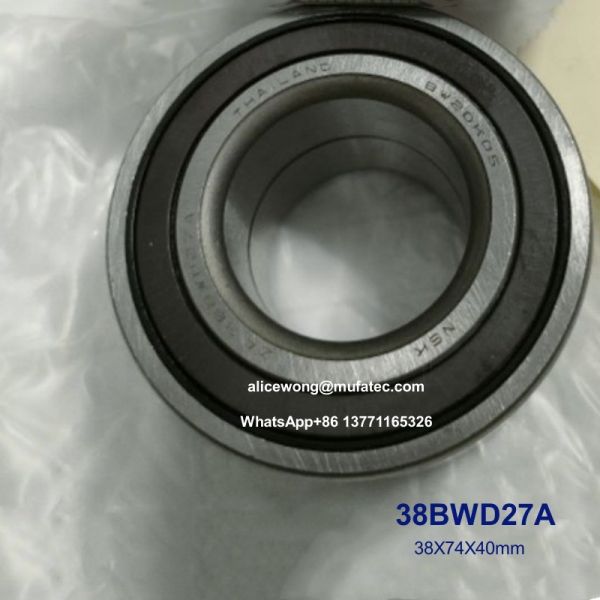 38BWD27A Mazda Honda Wheel Bearings 38X74X40mm