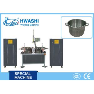 Horixontal Type Resistance Stainless Steel Milke Pot Handle Spot Welder Machine