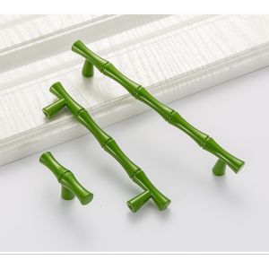 Bamboo Cabinet Decorative Pull Handle 125x8x25mm