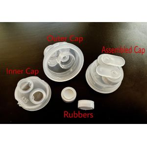 Automatic High Speed Turntable Type Infusion Double Folding Cap Assembly Machine