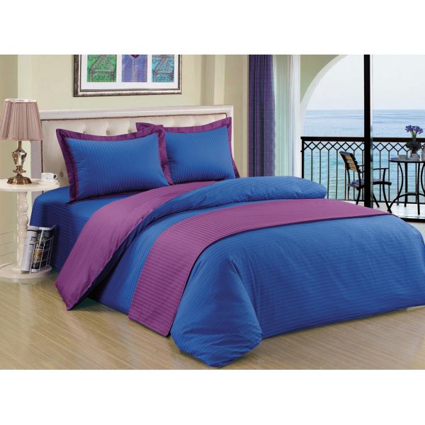 Rainbow Energetic Bedding Duvet Cover 5pcs Set Polyester Cotton Beddings with Two Flat Sheets