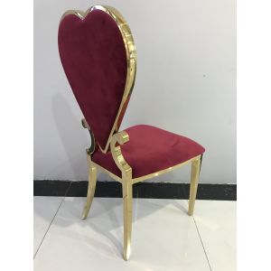 103cm 48cm Brushed Stainless Steel Dining Chairs