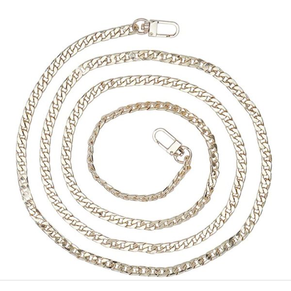 Buy ODM Gold Metal Chain Handbag Strap Antiwear Bright And Shiny at wholesale prices