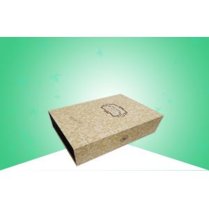 China Flat Pack Design Cardboard Gift Boxes , Decorative Gift Boxes With Embossing on sale