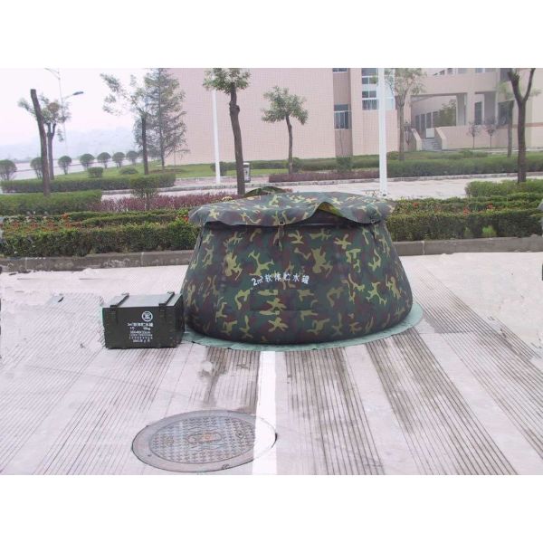 Buy Camouflage Color Drinking Water Tank , Military Collapsible Water Storage Tank at wholesale prices