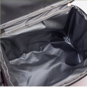 Red 600D Polyester Cooler Bag Single Shoulder Insulated Food Bags