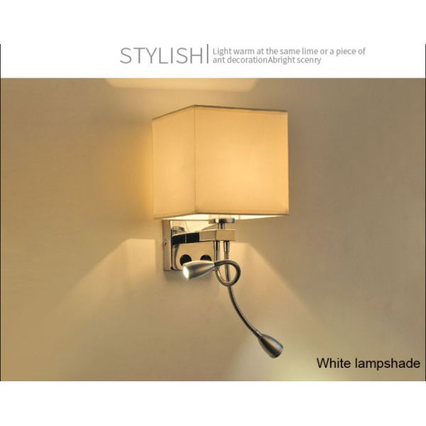 Fabric Led Wall Lights Cloth Lamp Stair Hotel Corridor Living Room Bedroom Aisle Bedside bed headboard lamp (WH-VR-82)