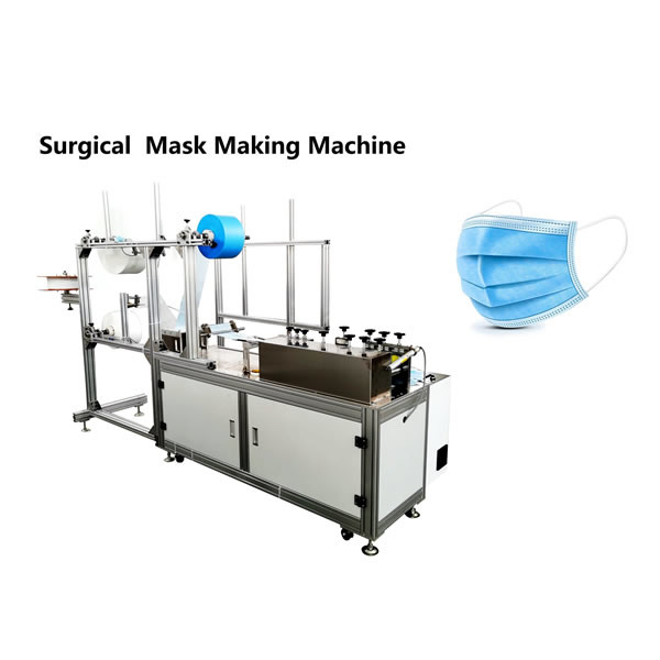Buy Plc Surgical Flat 3 Layer 8000BPH Mask Manufacturing Machine at wholesale prices